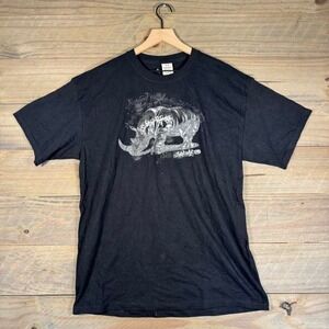 Vintage Deadstock Y2K Baggy Ecko Unlimited Classic Rhino Logo Graffiti T-Shirt